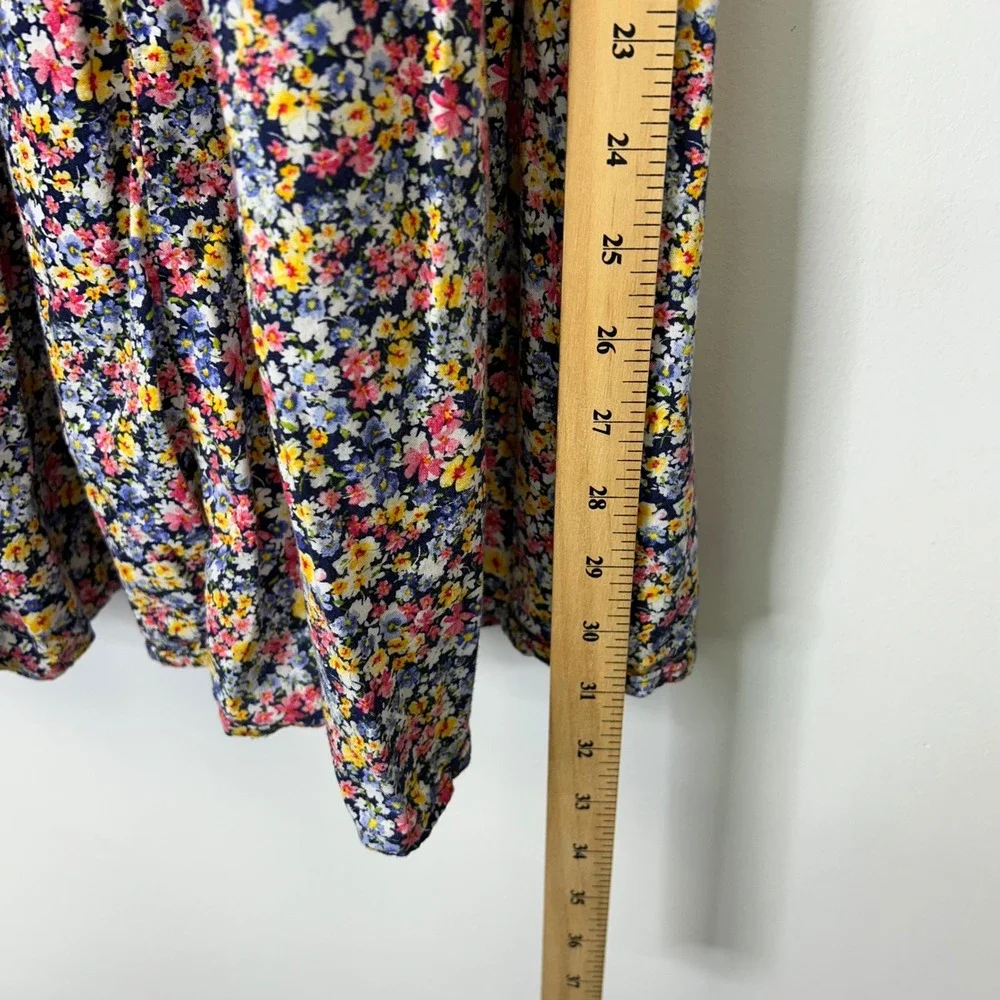 Old Navy Ditsy Floral Tiered Midi Maxi Skirt Women's 2X Pull On Boho Garden